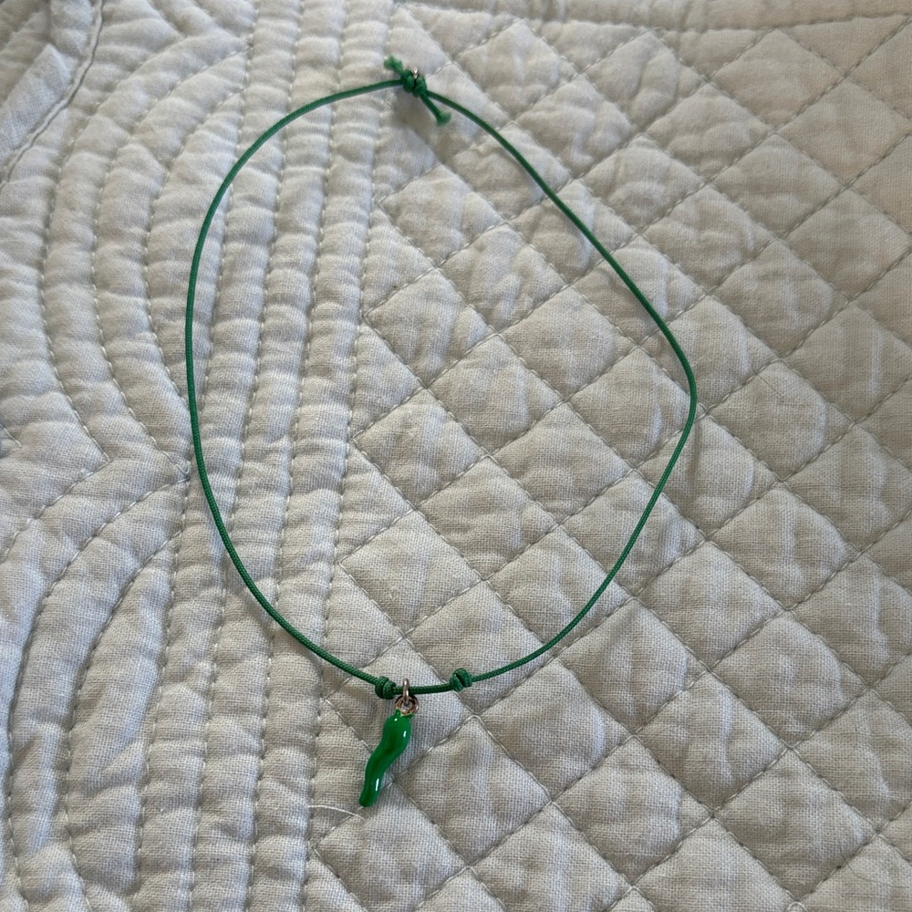 Green Charm Bracelet